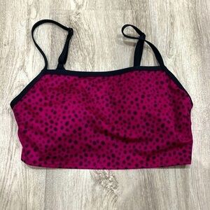 All in motion Swim Top Women’s M mulberry and black